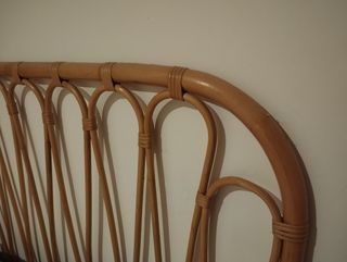 Cabecero cama ratán - Beige