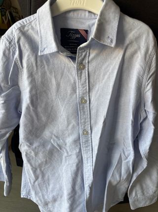 Camisa niño Tizas 7-8 años azul