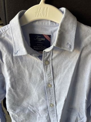 Camisa niño Tizas 7-8 años azul