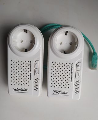 2 Adaptadores PLC Ethernet Telefónica
