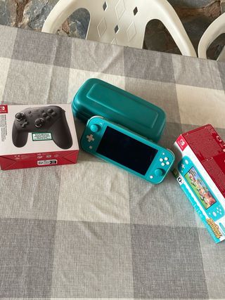 Nintendo Switch Lite Blue + Controller