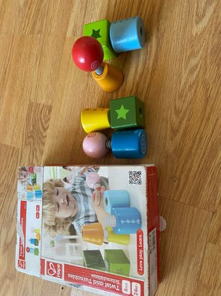 Hape-Twist & Turn Juguete Enroscar