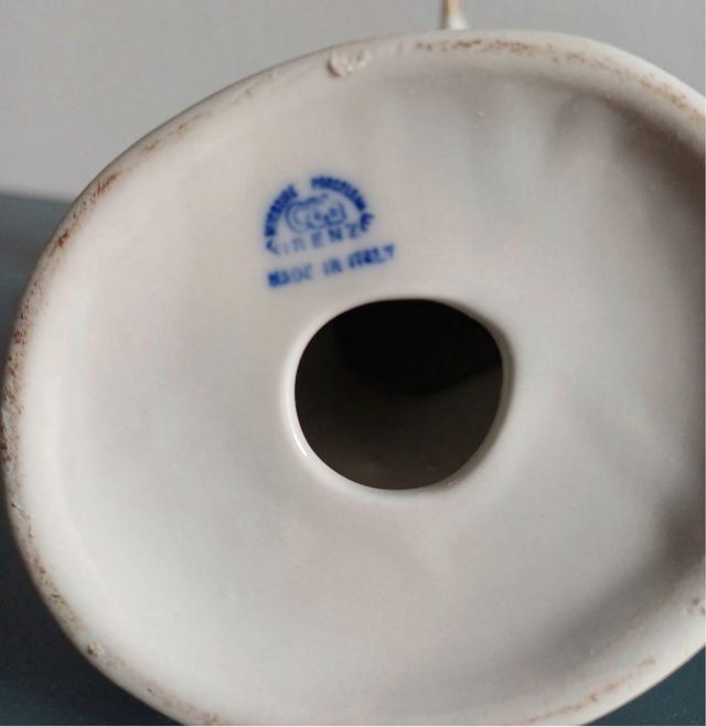 Statuetta cigni porcellana Firenze