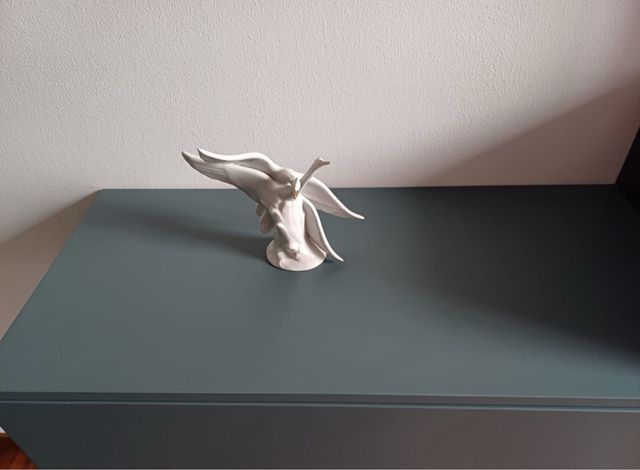 Statuetta cigni porcellana Firenze