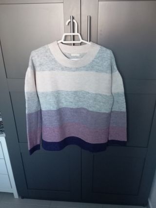 Jersey rayas multicolor talla M