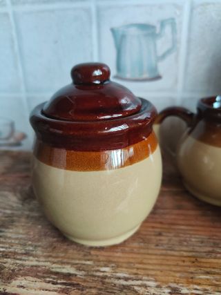 Caffè anni '70: set in terracotta