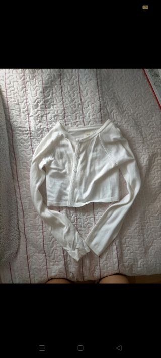 Rebeca blanca niña. Talla 9.