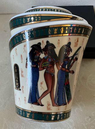 Vaso Egizio in Porcellana