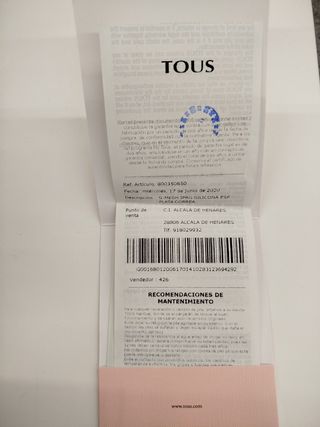 Reloj Tous Nude y Dorado
