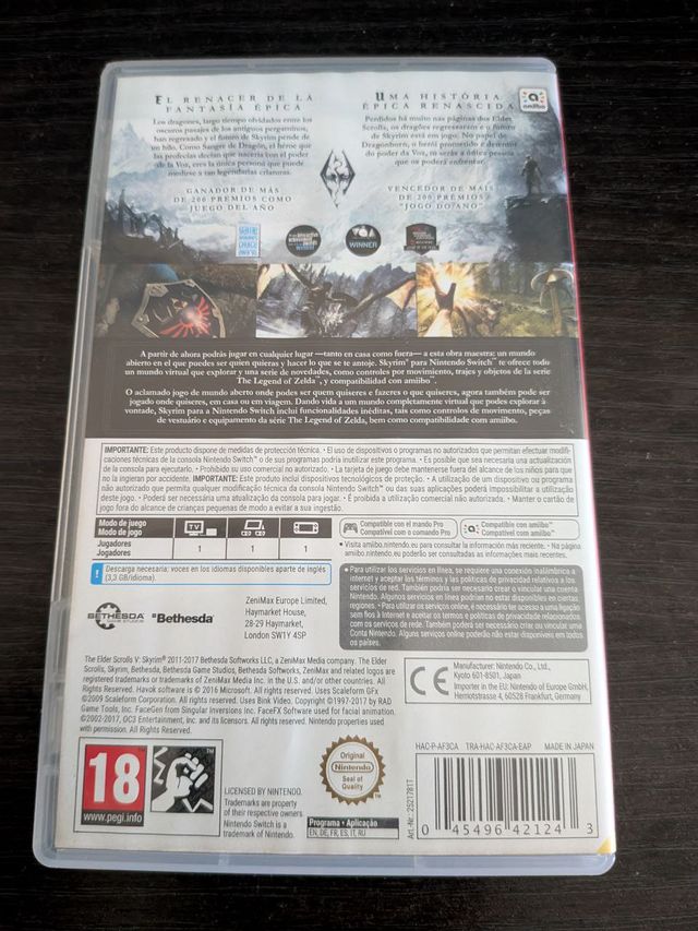 Skyrim Nintendo Switch - Edición Completa