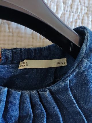 Chaqueta vaquera azul mujer