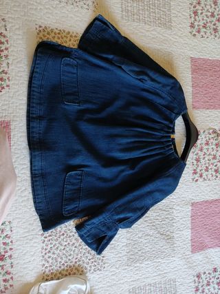 Chaqueta vaquera azul mujer