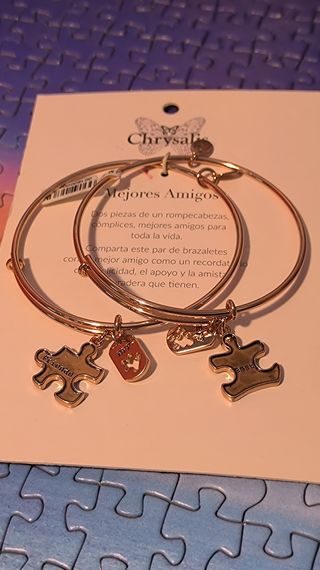 Pulseras Chrysalis mejores amigas.