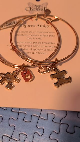 Pulseras Chrysalis mejores amigas.