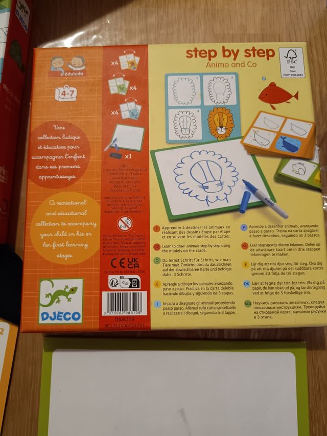 Juego Dibujo Paso a Paso Djeco