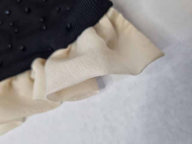 Mini borsa tote - beige e nera