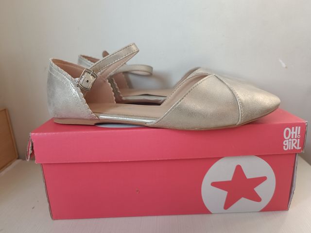 Zapatos niña dorados nº35