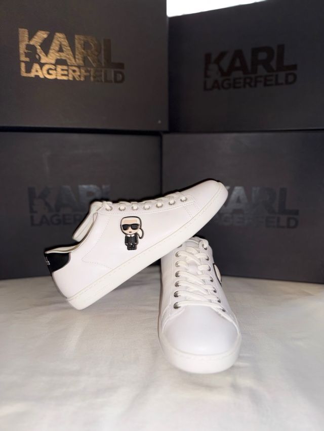 Karl Lagerfeld KUPSOLE II IKONIC LO LACE Zapatilla