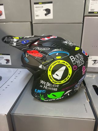 Casco moto XL trial jet Acerbis 