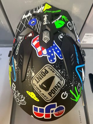 Casco moto XL trial jet Acerbis 