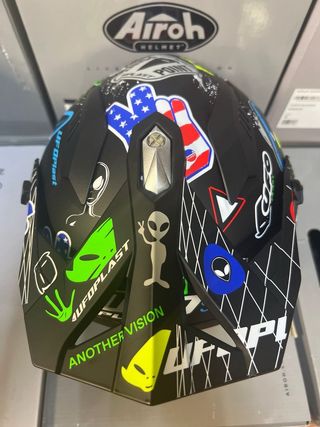 Casco moto XL trial jet Acerbis 
