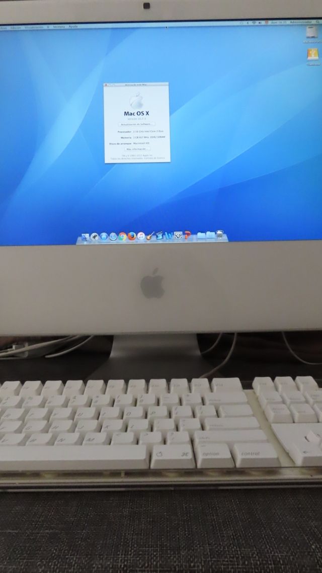 iMac G5 21" Apple (2006) Blanco