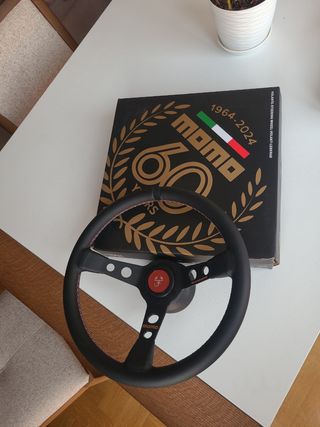 Volante Momo Fiat Uno/Turbo - Piel