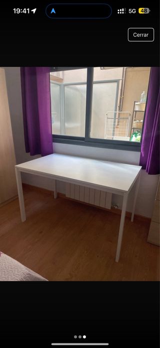 Mesa Ikea Melltorp blanca