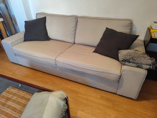 Sofá 3 plazas Kivik Ikea - gris-Cómodo