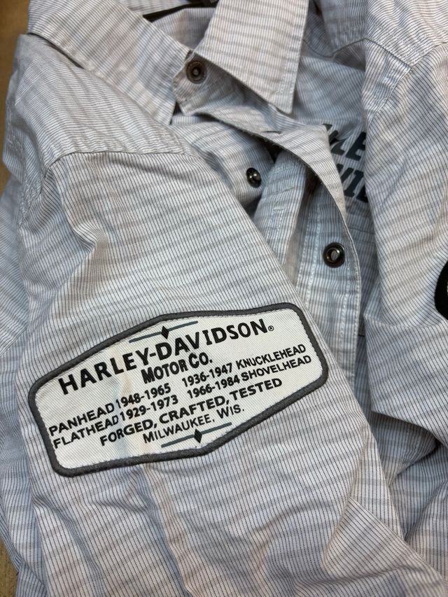 Camicia Harley Davidson beige