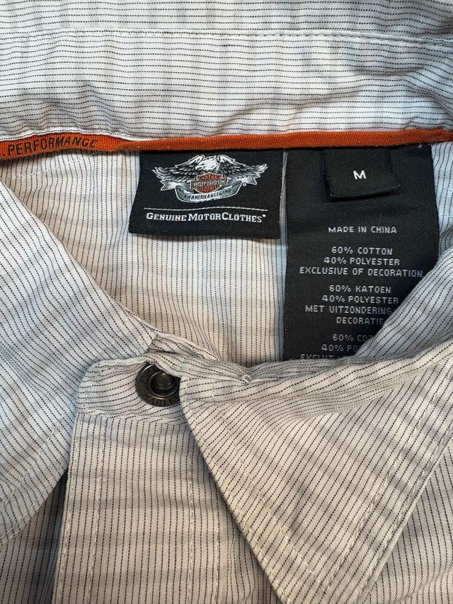 Camicia Harley Davidson beige