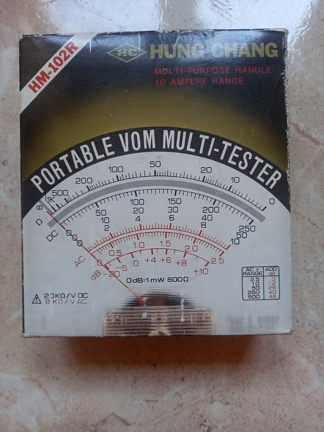 Multímetro vintage Hung Chang HM-102R