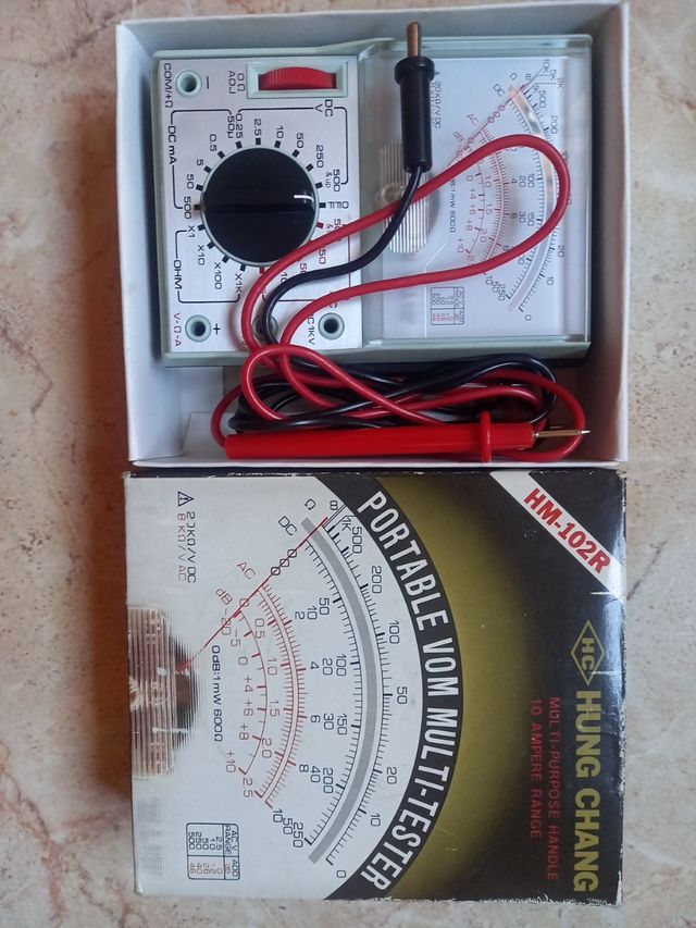 Multímetro vintage Hung Chang HM-102R