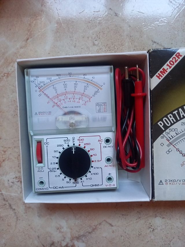 Multímetro vintage Hung Chang HM-102R