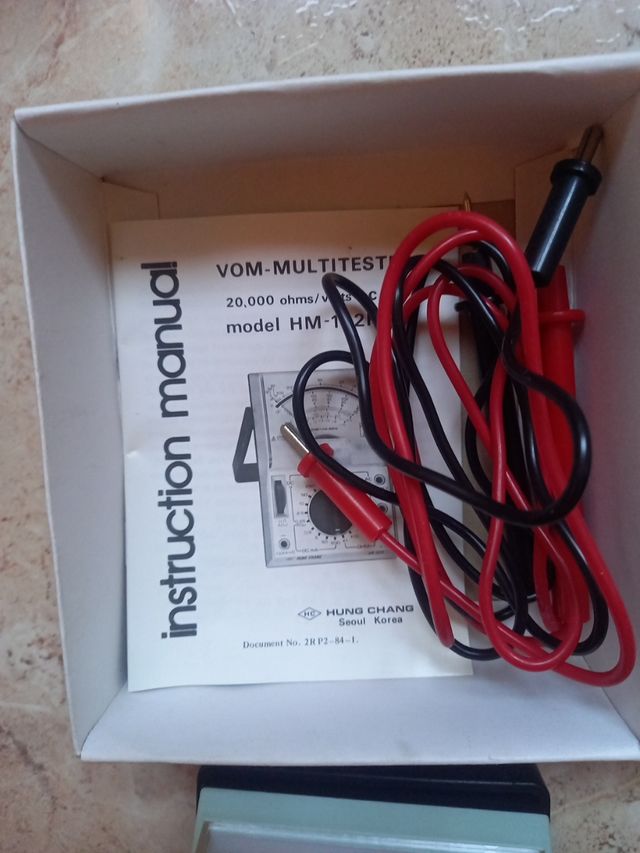 Multímetro vintage Hung Chang HM-102R