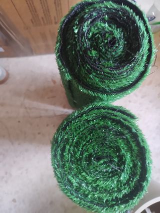 Cesped artificial 2 rollos de 50 x 400