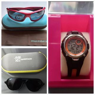 Reloj y gafas deportivas