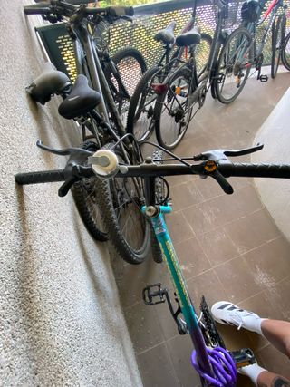 Bicicleta montaña Talla S con parrilla