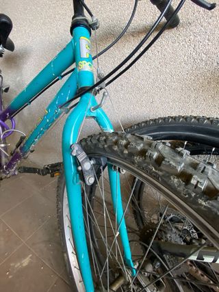 Bicicleta montaña Talla S con parrilla