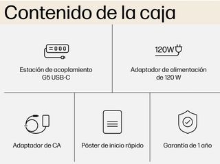 Base HP USB-C G5 para portátiles