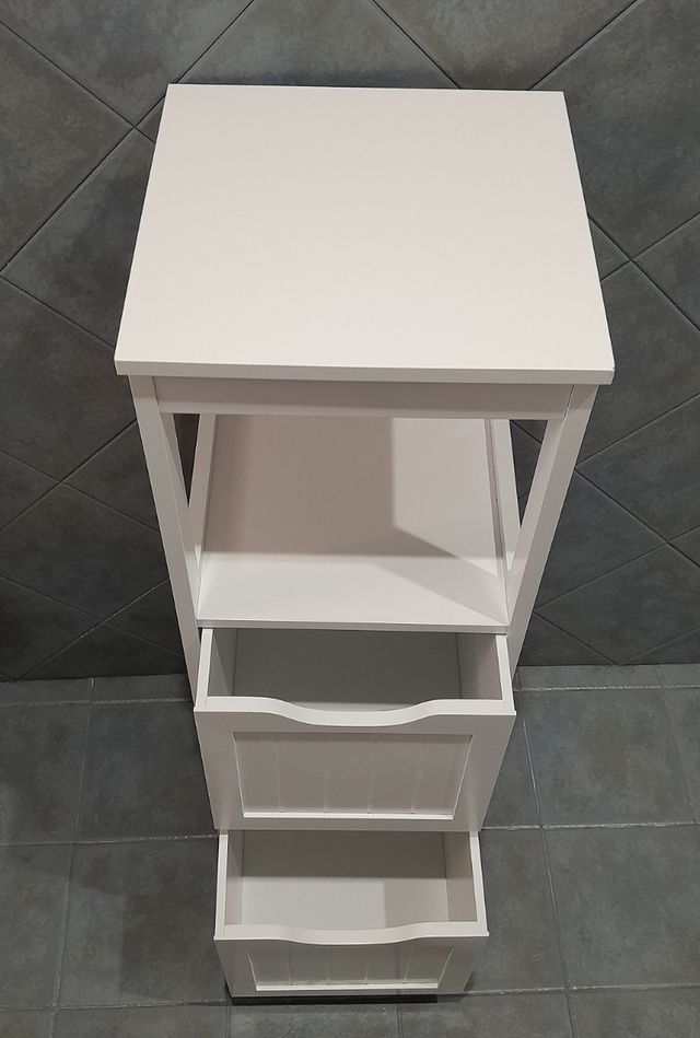 Mueble baño blanco - Auxiliar