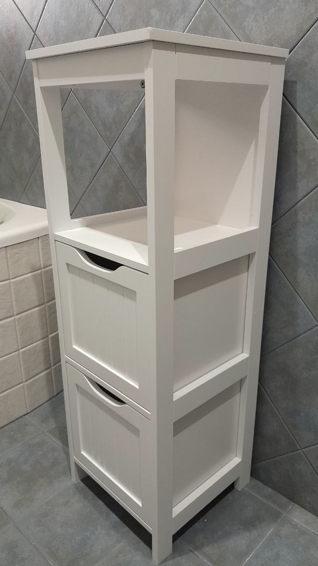 Mueble baño blanco - Auxiliar