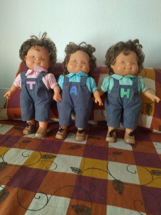 3 Muñecos Bebés Coleccionables