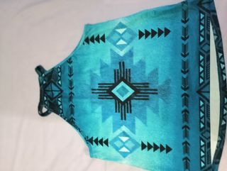 Camiseta tirantes turquesa