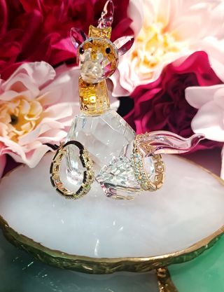 Aros dorados con circonitas