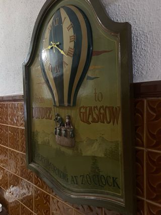 Reloj globo vintage - Dundee a Glasgow