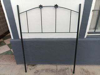 Cabecero forja negro 90cm