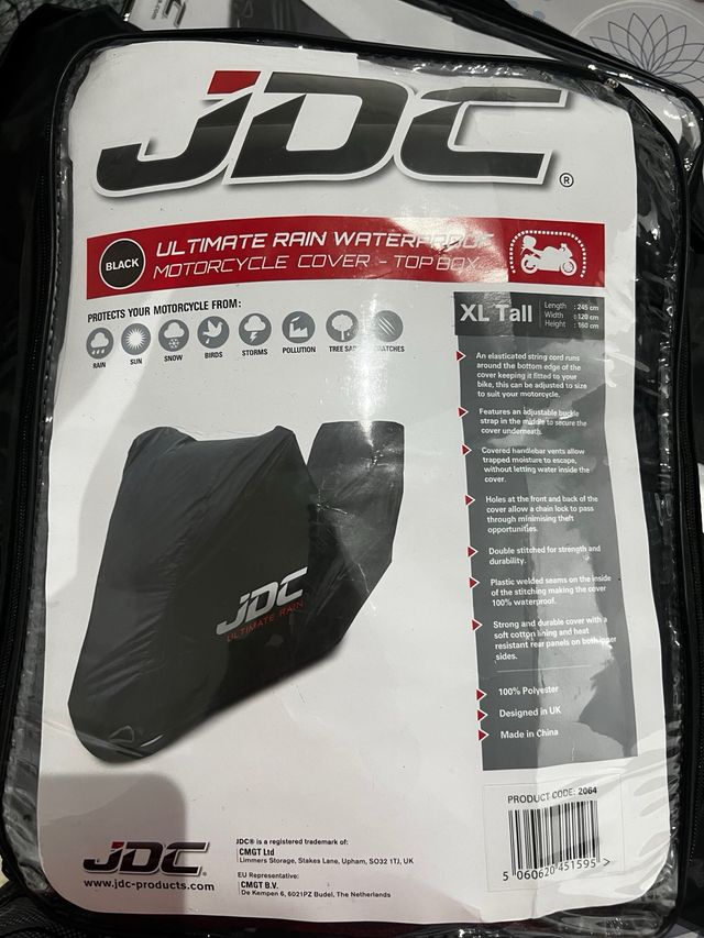 Funda moto JDC XL Tall Impermeable