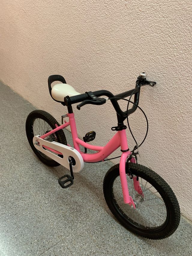 Bicicletta rosa da ragazza 16"