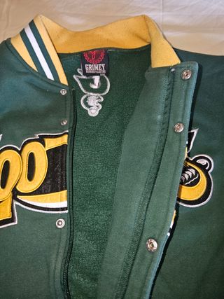 Cazadora Grimey Looters Verde-Blanca XXL